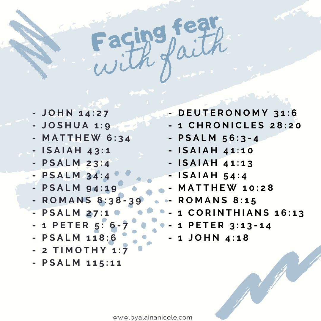 faith over fear!
