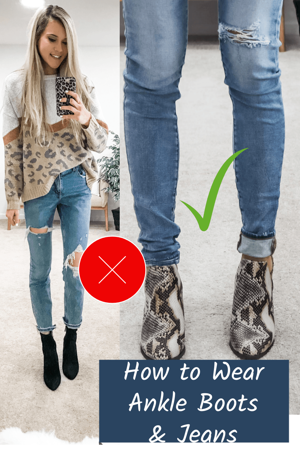 How to Wear Ankle Boots & Jeans (Skinny, Boyfriend, Mom