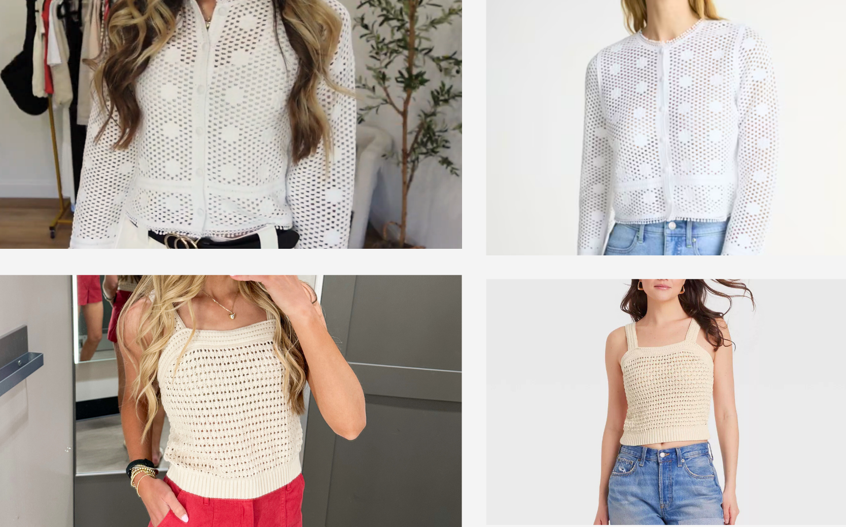 Crochet Top Trend Crochet top Collage